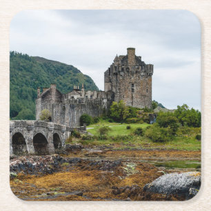 Eilean Donan Castle, Loch Duich - Schottland, Groß Rechteckiger Pappuntersetzer