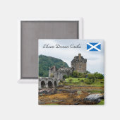 Eilean Donan Castle, Loch Duich - Schottland, UK Magnet (Vorderseite/Rückseite)
