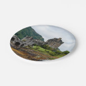 Eilean Donan Castle, Loch Duich - Schottland, UK Pappteller (Schrägansicht)