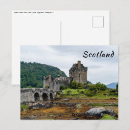 Eilean Donan Castle, Loch Duich - Schottland, UK Postkarte