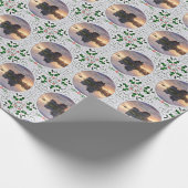 Eilean Donan Castle MacKenzie, MacRae Clans Xmas Geschenkpapier (Ecke)