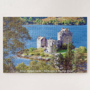Eilean Donan Castle-Schotten MacKenzie & MacRae Cl Puzzle