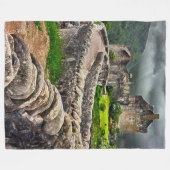 Eilean Donan Castle, Schottland Akryllische Kunst Fleecedecke (Vorderseite (Horizontal))