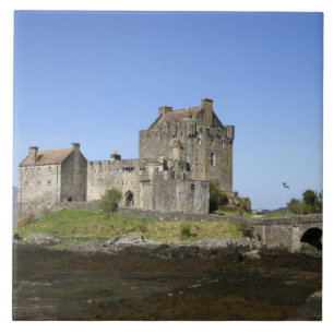 Eilean Donan Castle, Schottland. Das berühmte Eile Fliese
