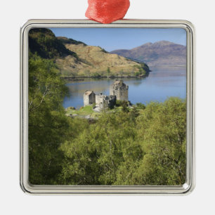 Eilean Donan Castle, Schottland. Das berühmte Eile Silbernes Ornament