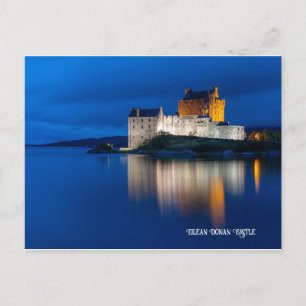 Eilean Donan Castle, Schottland Feiertagspostkarte