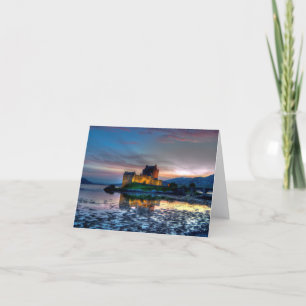Eilean Donan Castle, Schottland Grußkarte Karte