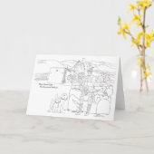 Eilean Donan Castle, Schottland Karte (Gelbe Blume)