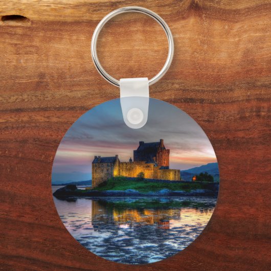 Eilean Donan Castle, Schottland Keyring Schlüsselanhänger (Vorderseite)