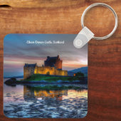 Eilean Donan Castle, Schottland Keyring Schlüsselanhänger (Rückseite)