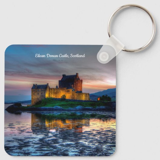 Eilean Donan Castle, Schottland Keyring Schlüsselanhänger (Rückseite)