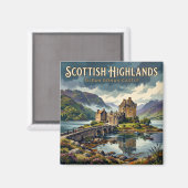 Eilean Donan Castle Schottland Magnet (Vorderseite/Rückseite)