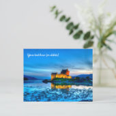 Eilean Donan Castle, Schottland Postcard Postkarte (Stehend Vorderseite)