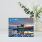 Eilean Donan Castle, Schottland Postcard Postkarte (Stehend Vorderseite)