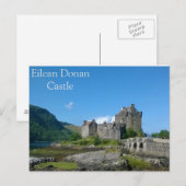 Eilean Donan Castle, Schottland Postkarte (Vorne/Hinten)