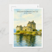Eilean Donan Castle Schottland - Reise Postkarte (Vorne/Hinten)