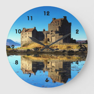 Eilean Donan Castle Scotland Große Wanduhr
