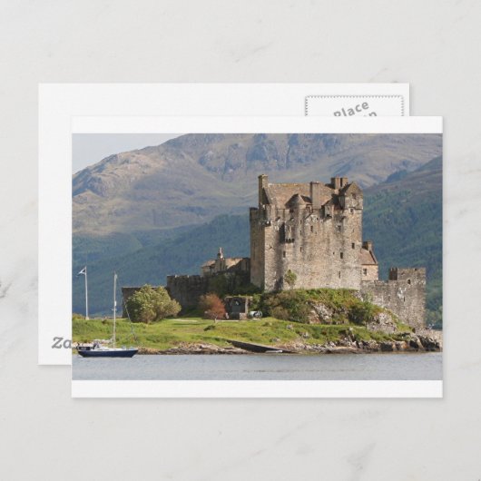 Eilean Donan Castle, Scotland, United Kingdom 2 Postkarte (Vorne/Hinten)