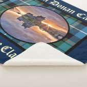 Eilean Donan Castle's MacRae Clan Tartan Sherpadecke (3/4)