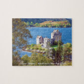 Eilean Donan in Schottland - MacKenzie/MacRae Clan Puzzle (Horizontal)