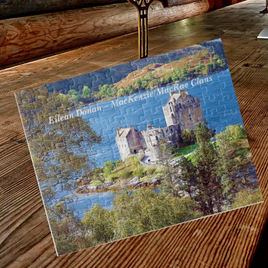 Eilean Donan in Schottland - MacKenzie/MacRae Clan Puzzle