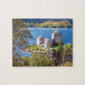 Eilean Donan in Schottland - MacKenzie/MacRae Clan Puzzle (Horizontal)