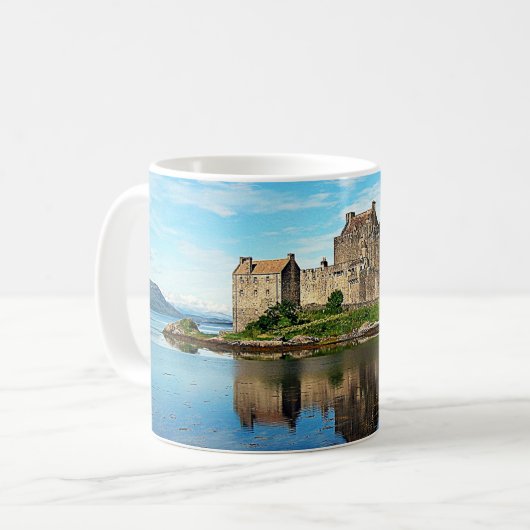 Eilean Donan - MacKenzie/MacRae Clans Kaffeetasse (Vorderseite Links)