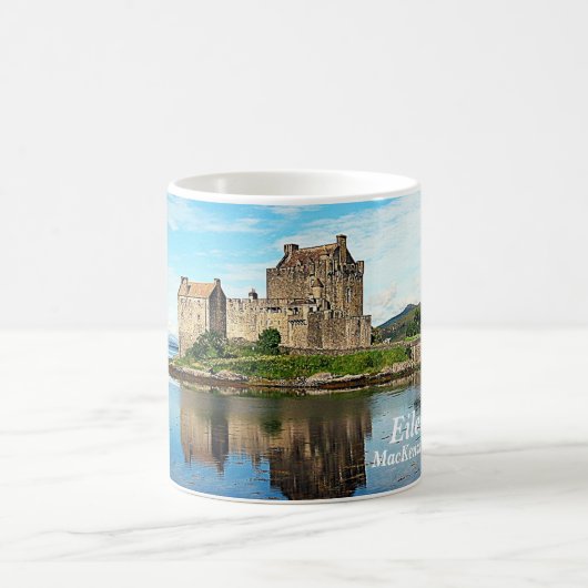 Eilean Donan - MacKenzie/MacRae Clans Kaffeetasse (Mittel)