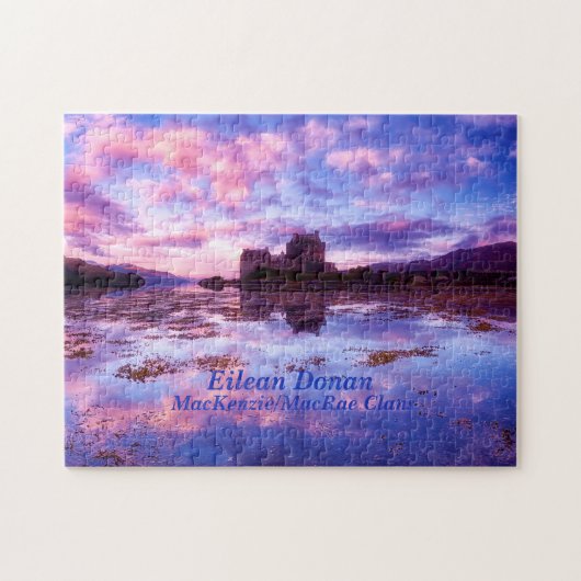 Eilean Donan - MacKenzie/MacRae Clans Puzzle (Horizontal)