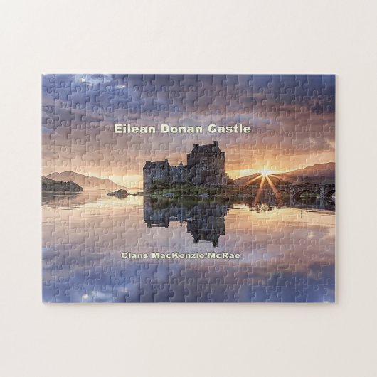 Eilean Donan - MacKenzie/MacRae Clans Puzzle (Horizontal)