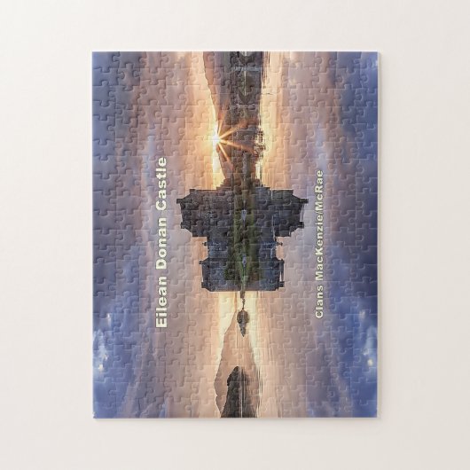 Eilean Donan - MacKenzie/MacRae Clans Puzzle (Vertikal)