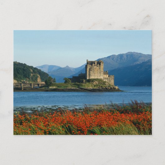 Eilean Donan Schloss, Hochländer, Schottland 3 Postkarte (Vorderseite)