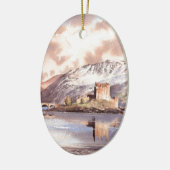"Eilean Donan Schloss" Schottland Keramikornament (Links)