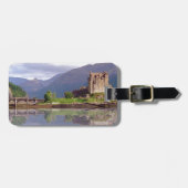 Eilean Donan Schlossreflexion Gepäckanhänger (Vorderseite horizontal)