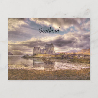 Eilean Donan sky, Schottland Postkarte