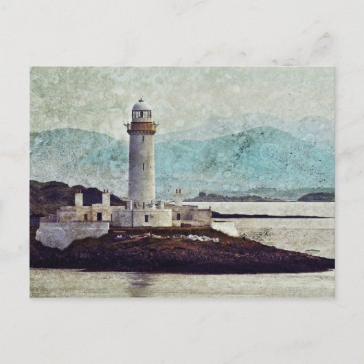 Eilean Musdile Lighthouse Postkarte (Vorderseite)