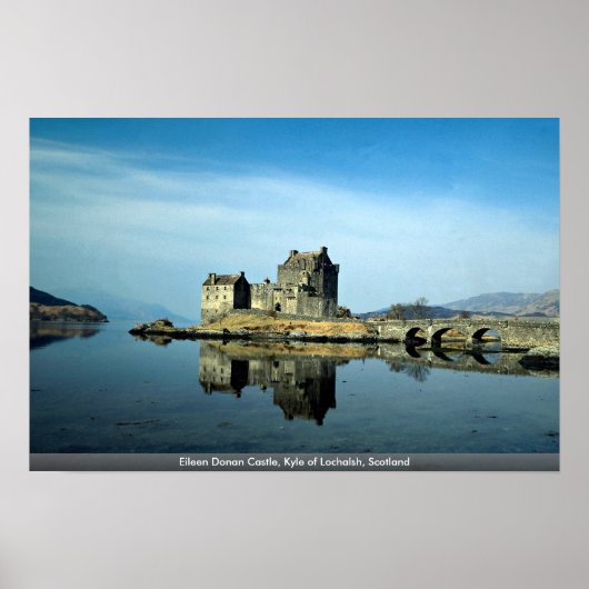 Eileen Donan Castle, Kyle of Lochalsh, Schottland Poster (Vorne)