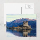 Eileen Donan Castle, Loch Duich, Schottland Postkarte (Vorne/Hinten)