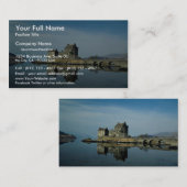 Eileen Donan Schloss, Kyle von Lochalsh, Visitenkarte (Vorne/Hinten)