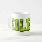 Eileen Name Kiwi Style Tasse Teetasse Kaffeetasse (Vorderseite Links)