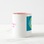 Eileen "und ich dachten, dass ich war früh!" zweifarbige tasse (Mittel)