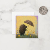 Eileiter: Minimalistisches Porcupine Mitteilungskarte (Vorderseite/Rückseite Beispiel)