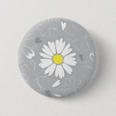 Eilins Daisy-Blume Button (Vorderseite)