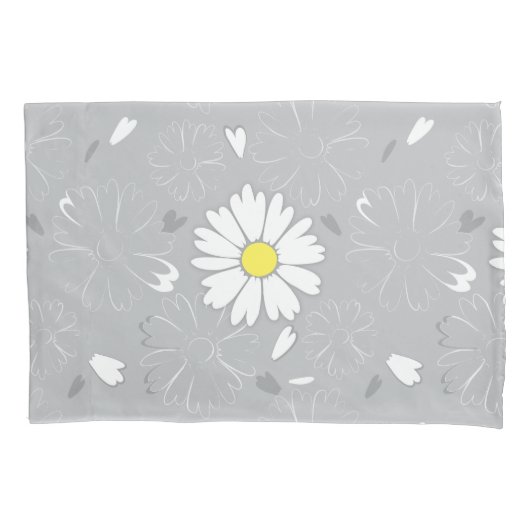 Eilins Daisy-Blume Kissenbezug (Vorderseite)