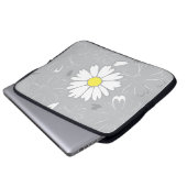 Eilins Daisy-Blume Laptopschutzhülle (Vorne Knopf)