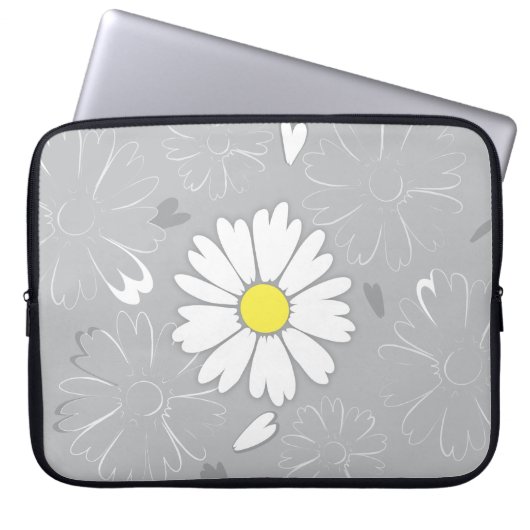Eilins Daisy-Blume Laptopschutzhülle (Vorderseite)