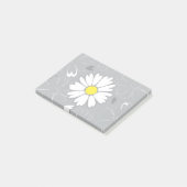 Eilins Daisy-Blume Post-it Klebezettel (angewinkelt)