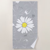 Eilins Daisy-Blume Strandtuch (Vorderseite)