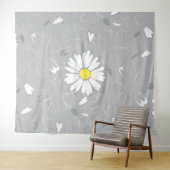 Eilins Daisy-Blume Wandteppich (Beispiel (Horizontal))