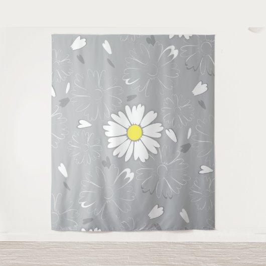 Eilins Daisy-Blume Wandteppich (Vorderseite)